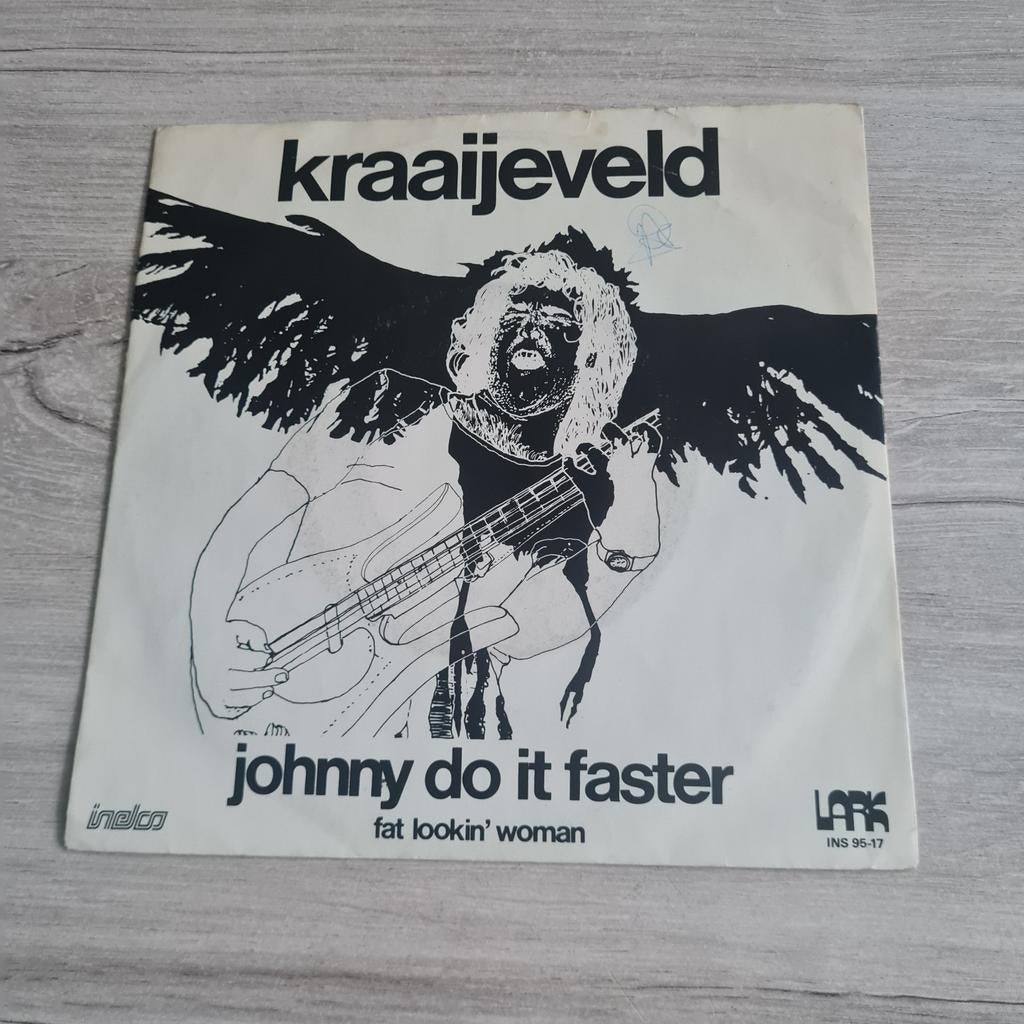Kraaijeveld - Johnny Do It Faster / Fat Lookin' Woman, Cd's en Dvd's, Vinyl Singles, Gebruikt, Originele persing, 7 inch, Single