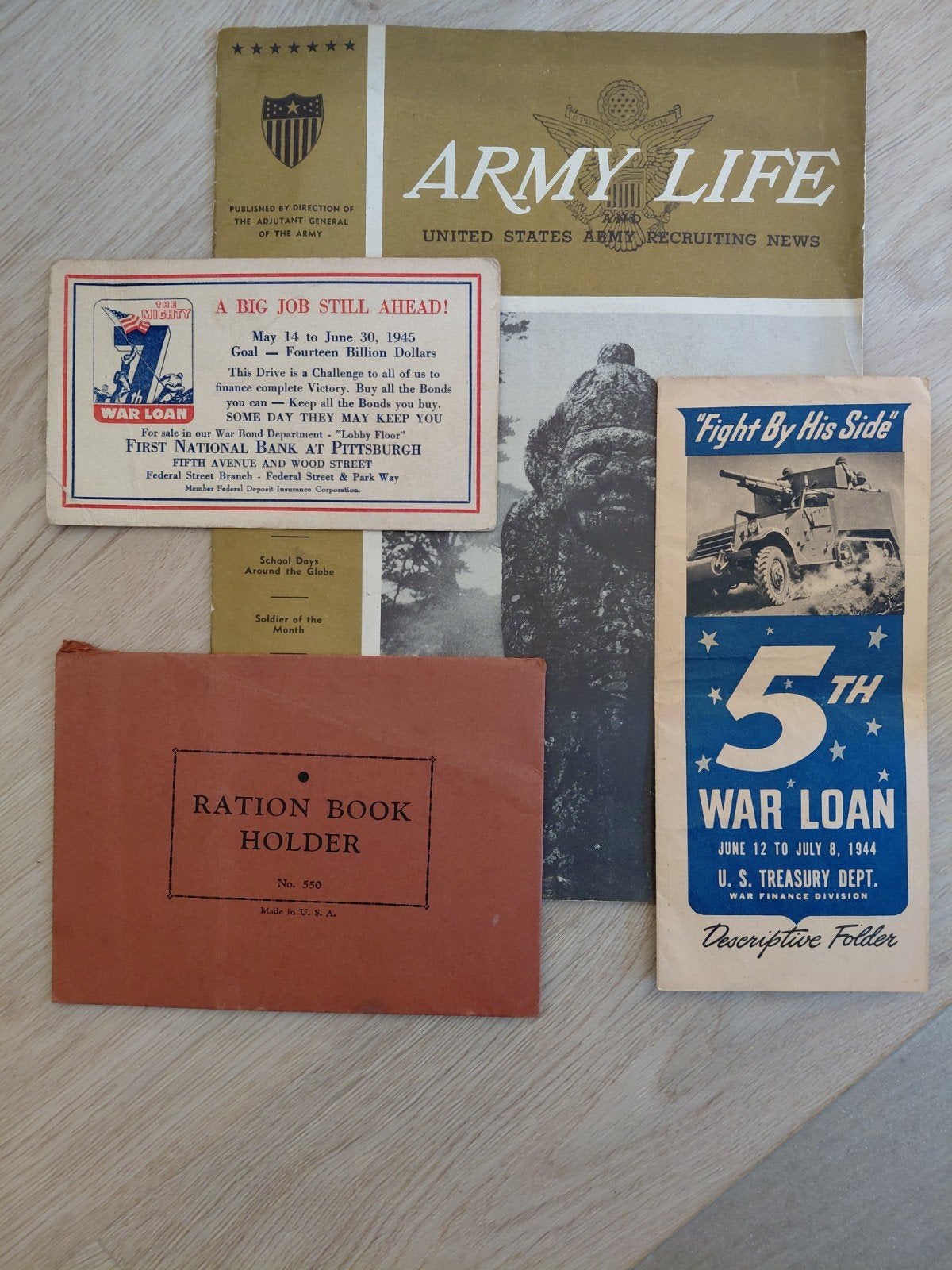 US army papierwerk, Ophalen of Verzenden, Gebruikt