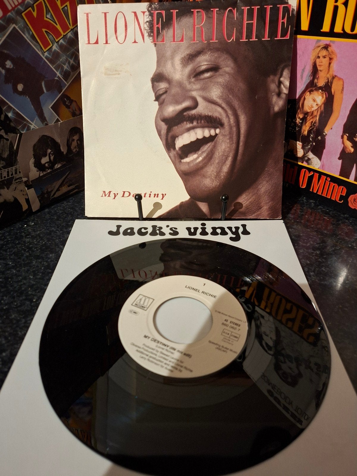 Lionel Richie - My Destiny (7 inch vinyl single)1992, Cd's en Dvd's, Beschermende buitenhoes, Ophalen of Verzenden, Zo goed als nieuw