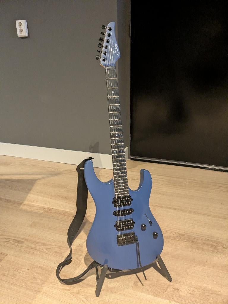 Suhr Modern Terra Deep Sea Blue, Muziek en Instrumenten, Snaarinstrumenten | Gitaren | Elektrisch, Ophalen, Gebruikt, Solid body