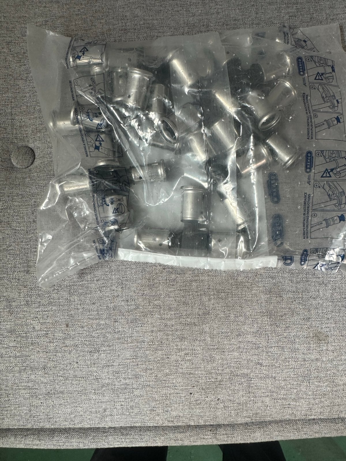 Henco T-stukken 20x20x16 - Nieuw in verpakking, Doe-het-zelf en Verbouw, Ophalen, Overige materialen, Overige typen, Nieuw
