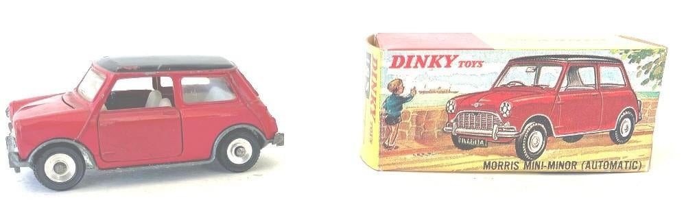 Dinky Toys Mini rood-zwart dak  # 183., Ophalen of Verzenden, Gebruikt, Auto, Dinky Toys