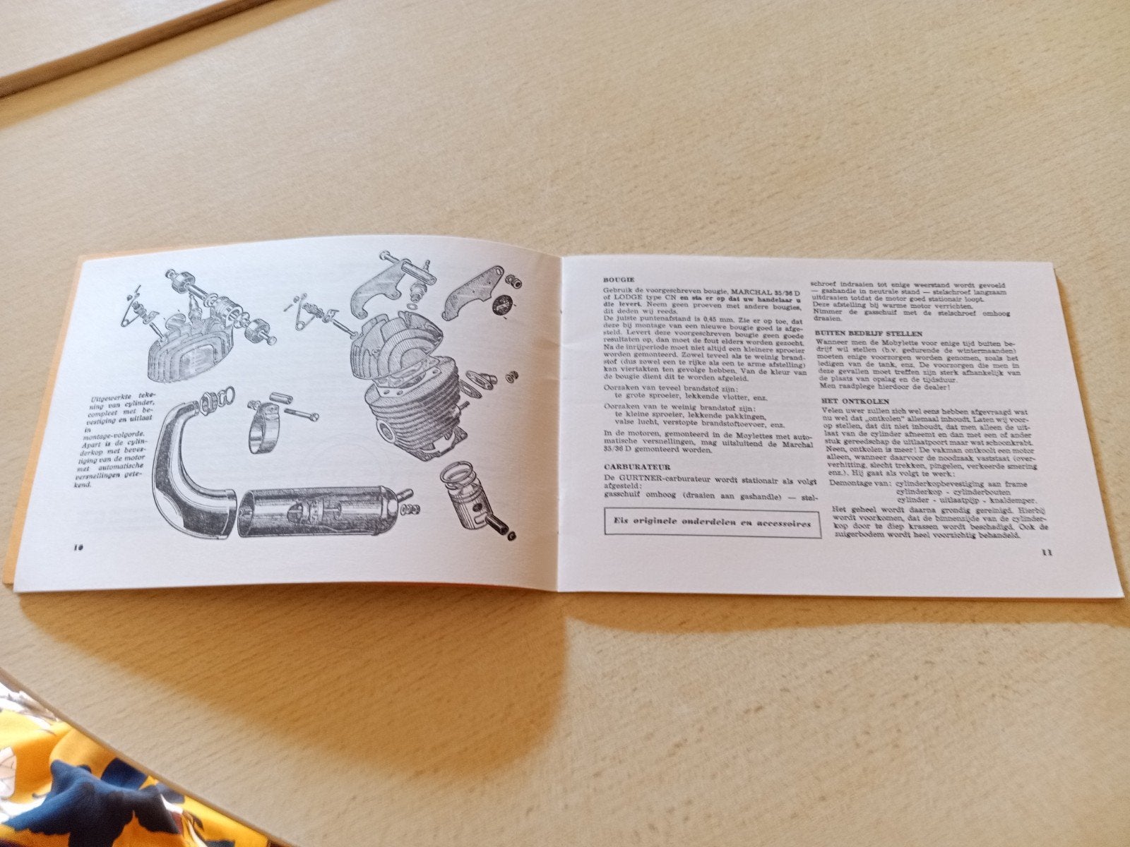 3 Mobylette handleidingen uit 1965, 1967 en 1968, Ophalen of Verzenden, Zo goed als nieuw, Mobylette