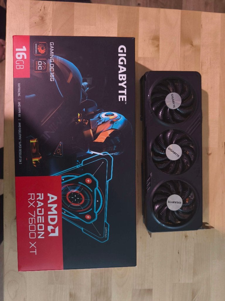 AMD Radeon RX 7600 XT, Ophalen, Gebruikt, AMD, GDDR6