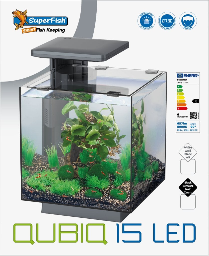 Superfish QubiQ Aquarium, Ophalen, Nieuw, Leeg aquarium, Superfish