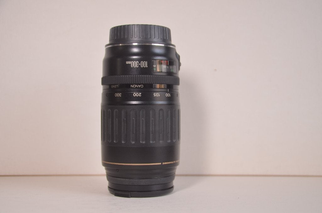 Canon zoomlens EF 100-300mm, Audio, Tv en Foto, Fotografie | Lenzen en Objectieven, Gebruikt, Canon, 300 mm, Handmatige focus
