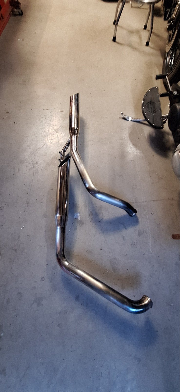 Harley davidson uitlaat softail evo, Motoren, Ophalen of Verzenden, Gebruikt