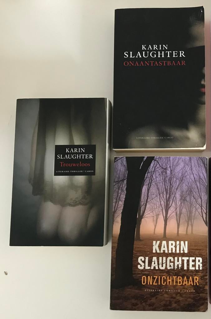 3 boeken van Karin Slaughter te koop, Ophalen of Verzenden, Gelezen