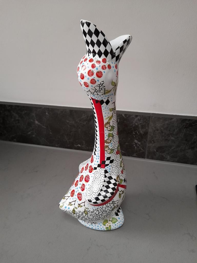 Decoratieve Aardbeien Vaas - Uniek Design, Ophalen of Verzenden