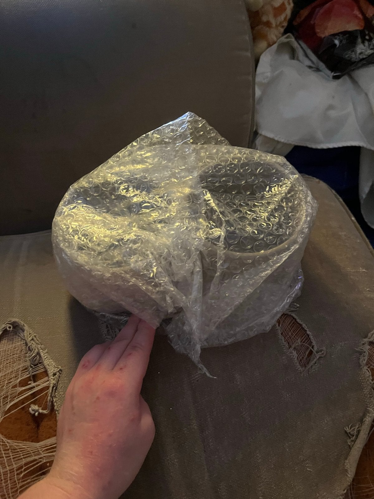 Rivièra Maison potten op dienblad, Nieuw, Ophalen of Verzenden, Landelijk, Grijs