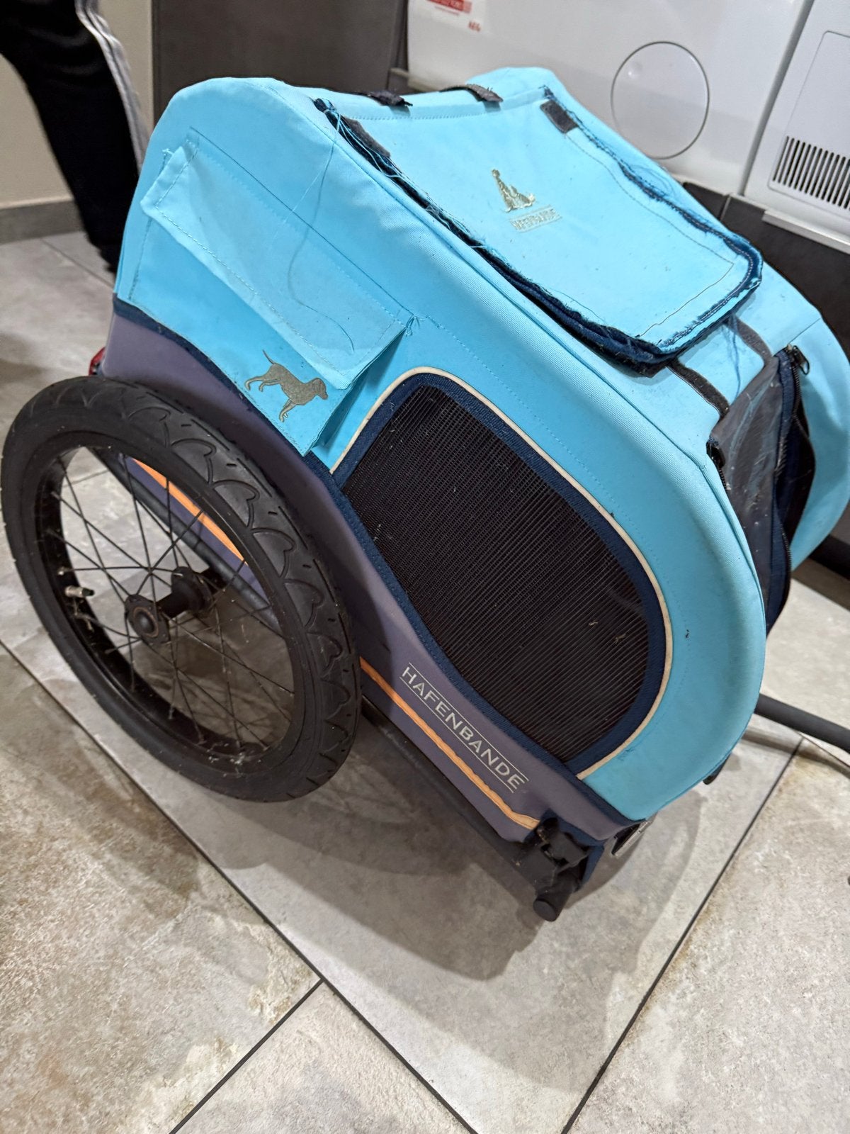 Hondenkar voor fiets - gratis af te halen, Ophalen of Verzenden, Gebruikt, Hondenkar, 20 tot 40 kg