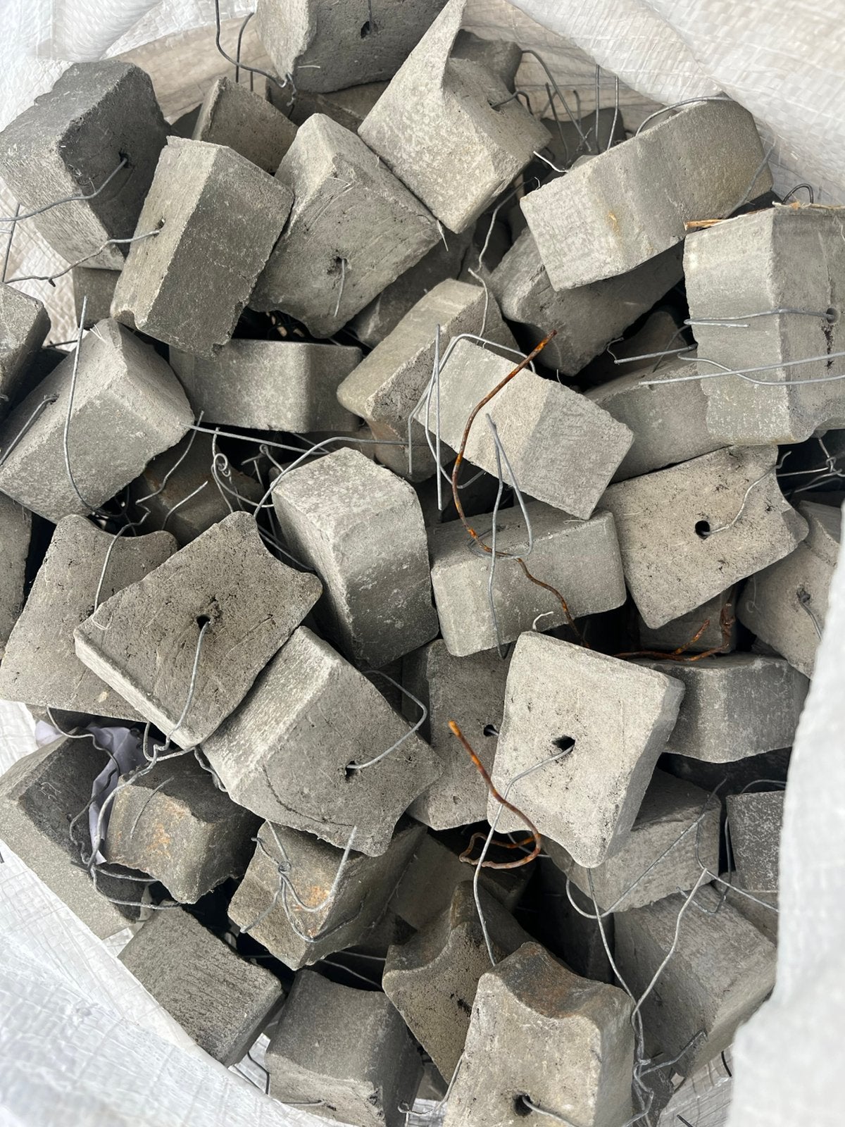 Beton afstandhouders 55 mm met draad, Ophalen, Nieuw, 50 tot 100 mm