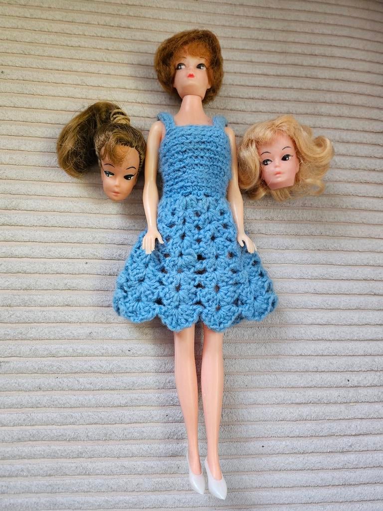 Barbie (clone) Hong Kong jaren 60, Verzamelen, Poppen, Ophalen of Verzenden, Gebruikt, Pop