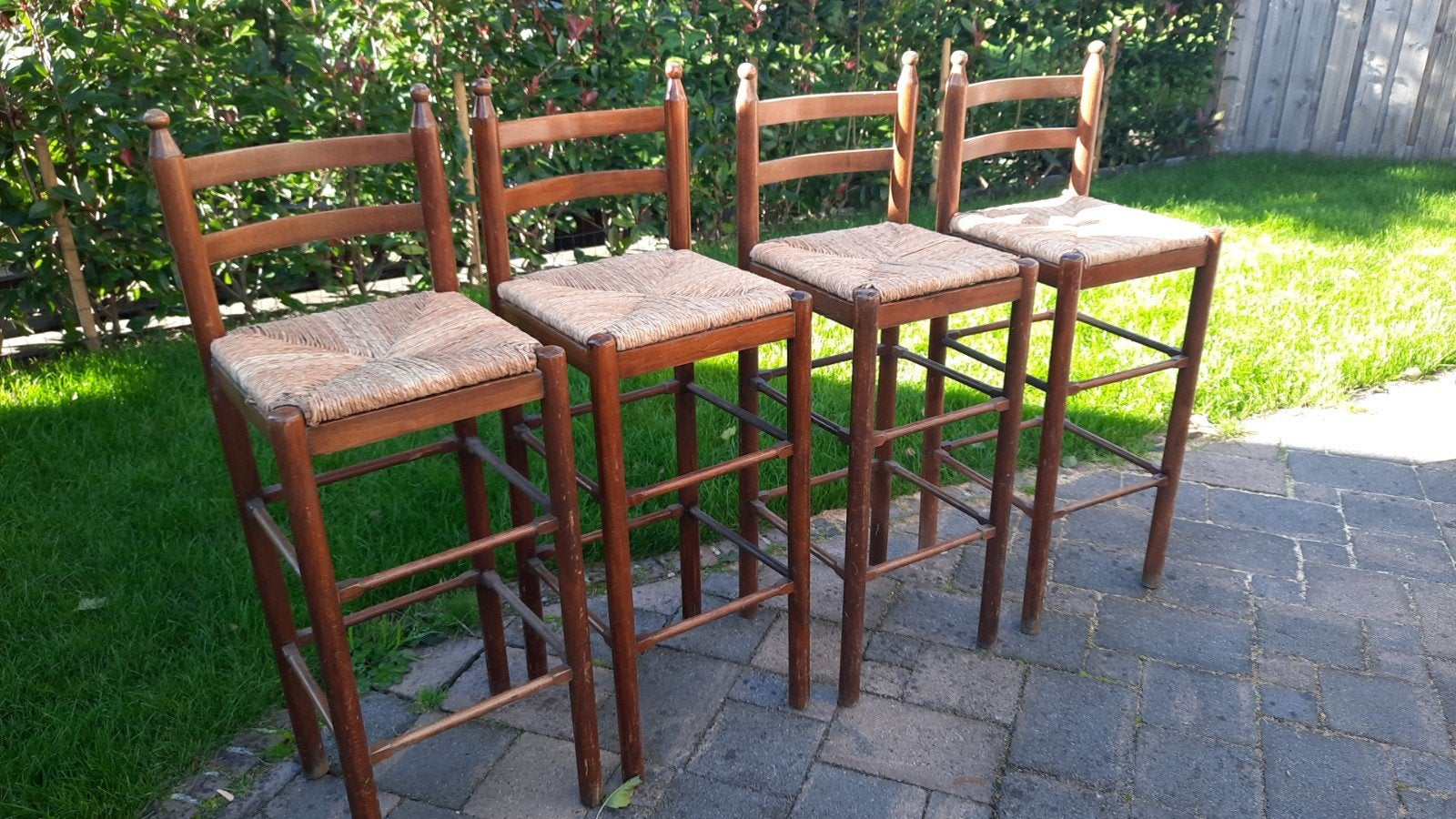 Barkrukken, Ophalen, Gebruikt, Hout, 60 tot 90 cm