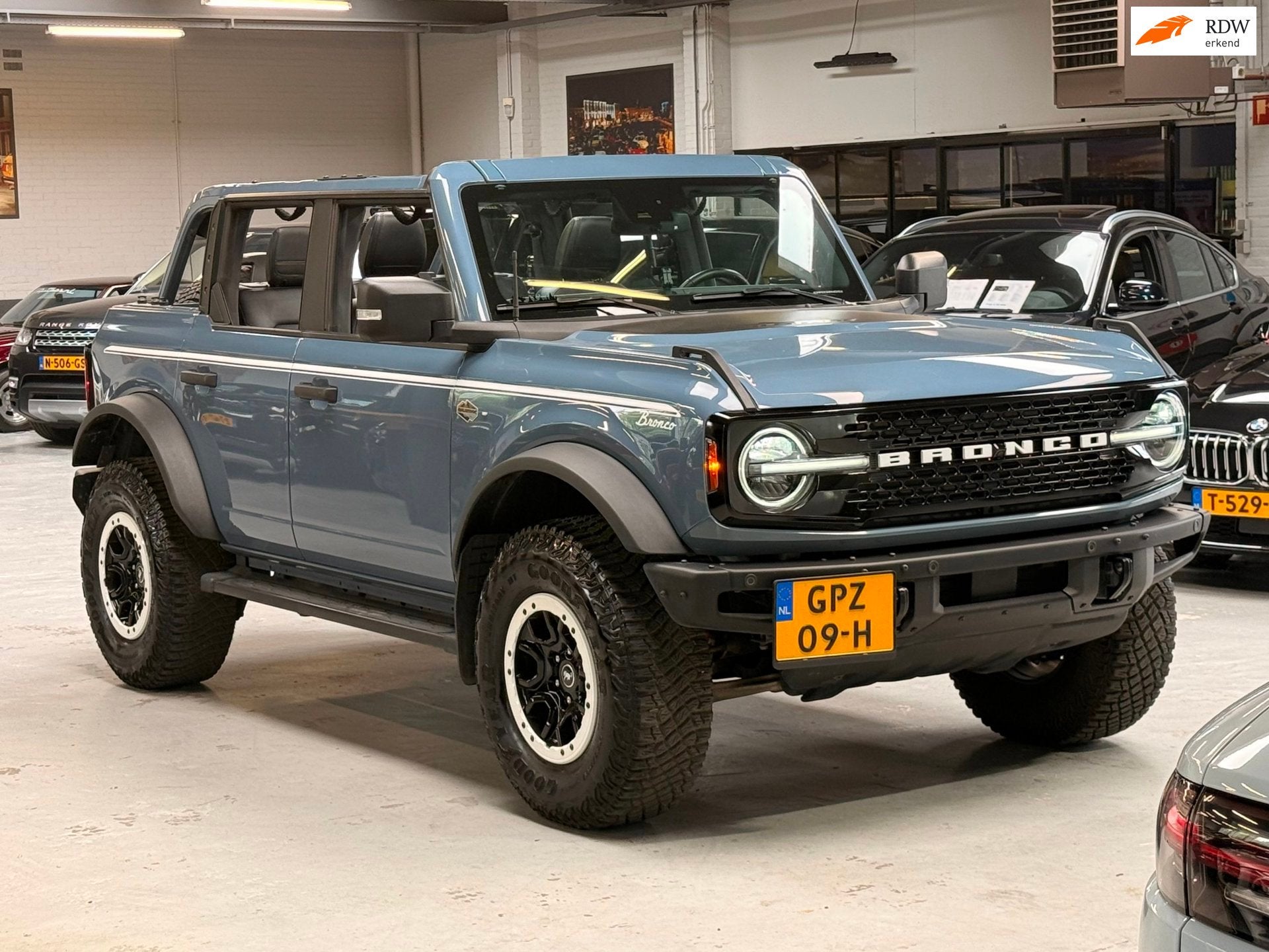 Ford Bronco 2.7 V6 5-persoons Wildtrak Sasquatch Package Aut, Auto's, Automaat, Dealer onderhouden, Gebruikt, Bedrijf