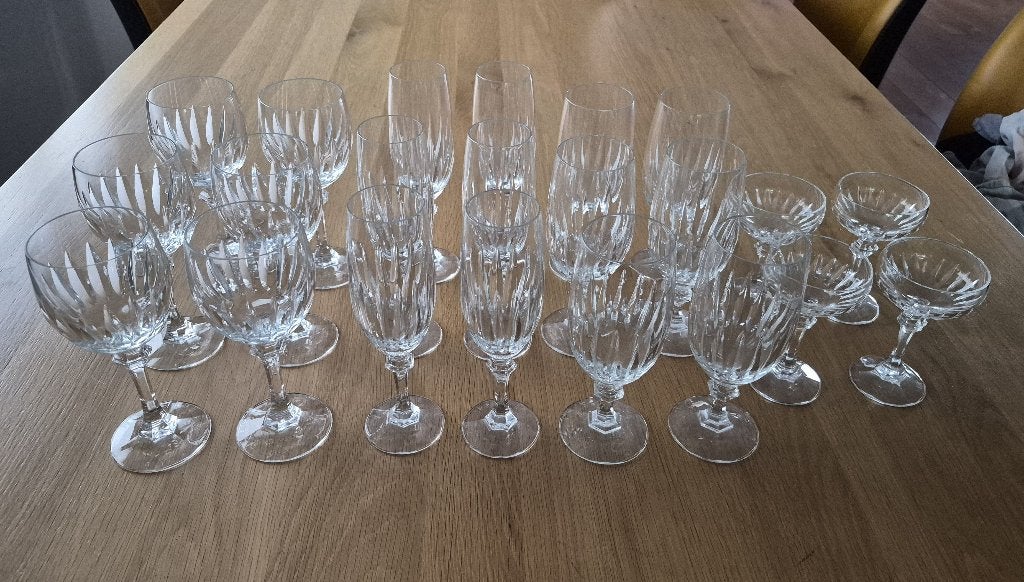 WMF Cristal Cabinet glazen, Ophalen of Verzenden