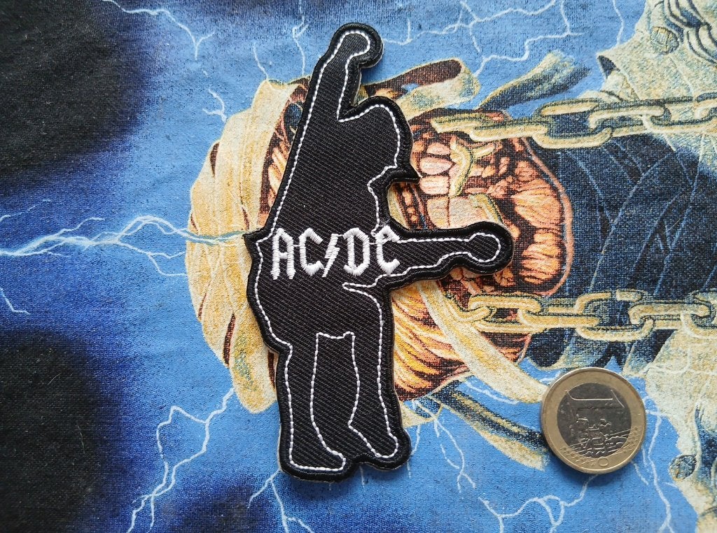 AC/DC Angus leuke ieuwe patch 48, Ophalen of Verzenden, Nieuw, Kleding