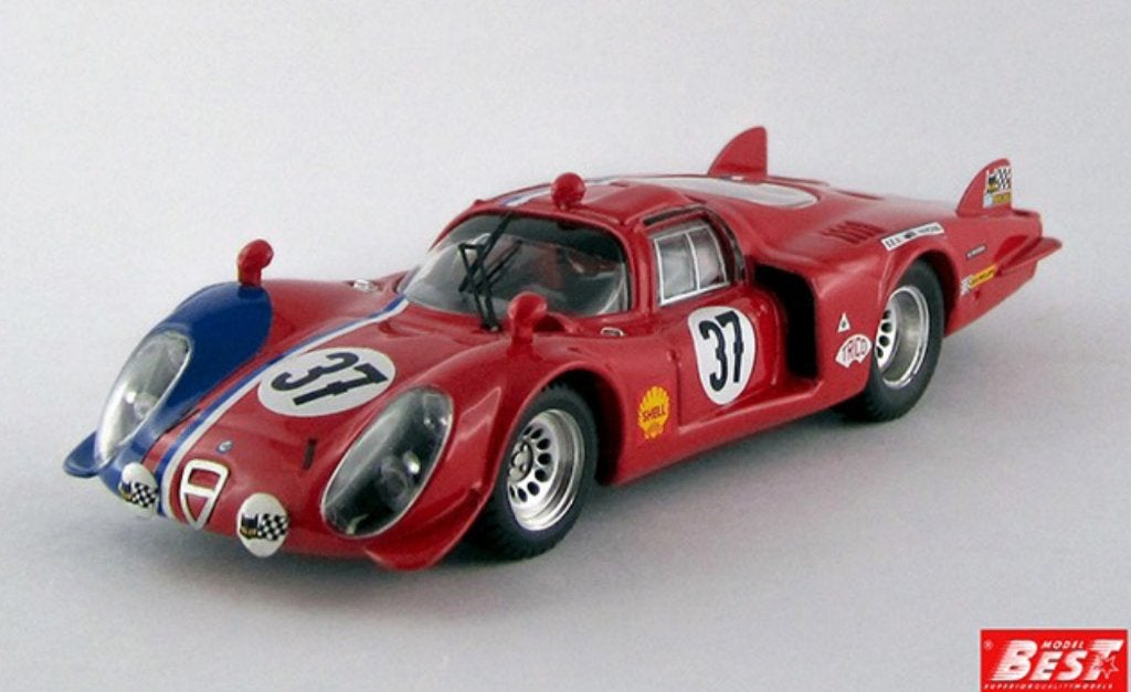 Alfa Romeo 33.2 Rob Slotemaker 1968 - Best Model auto 1:43, Overige merken, Auto, Verzenden, Best Model