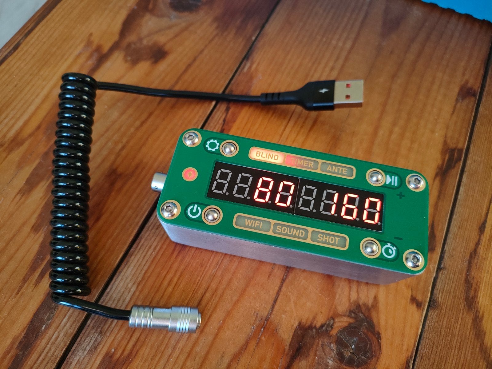 Professionele Pokerklok / Blind Timer met WiFi, Verzenden