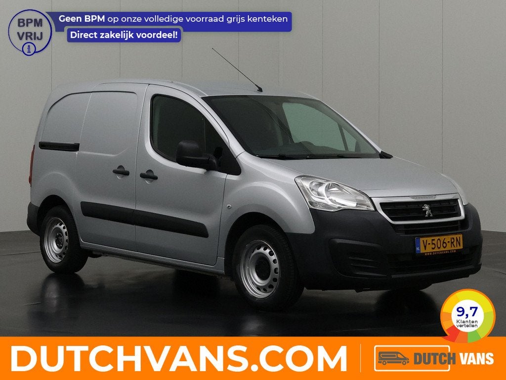 Peugeot Partner 1.6 BlueHDi Premium | Euro 6 | Airco | Cruis, Auto's, Voorwielaandrijving, Stof, 4 cilinders, 23 km/l