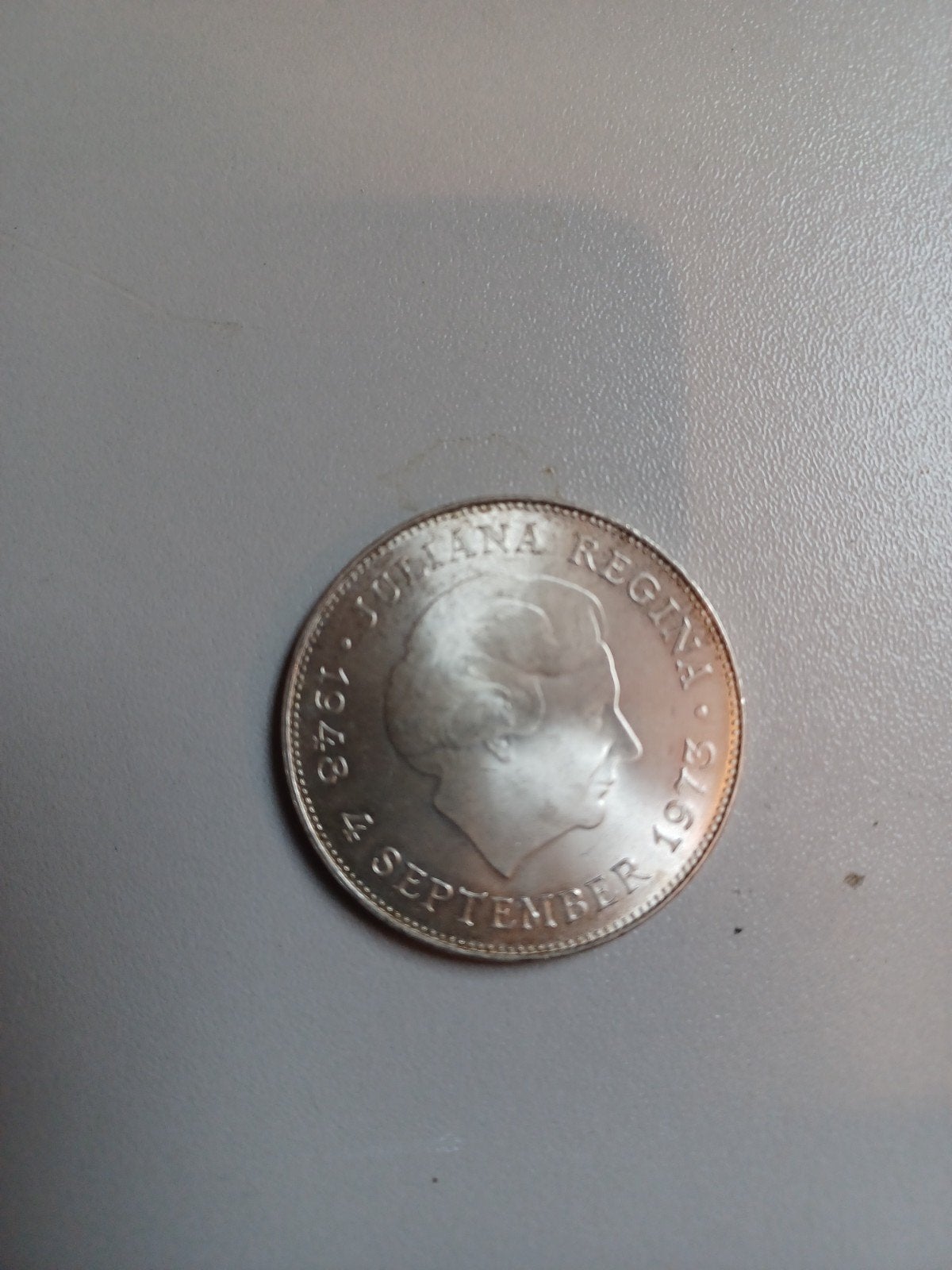 10 gulden munt Juliana 1948 -1973  verzendkosten v.r.v.koper, Verzenden, Overige landen, 10 euro