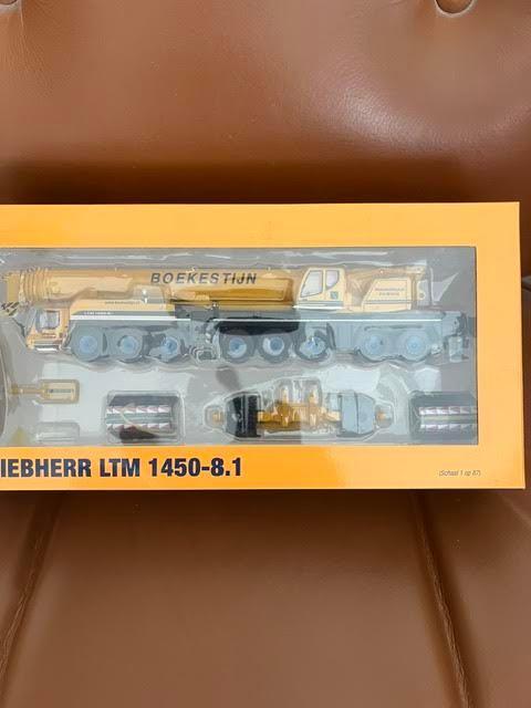 WSI, Liebherr LTM 1450-8,1, fa Boekestijn - Maasland, Ophalen of Verzenden, Nieuw, Hijskraan, Tractor of Landbouw, Overige merken