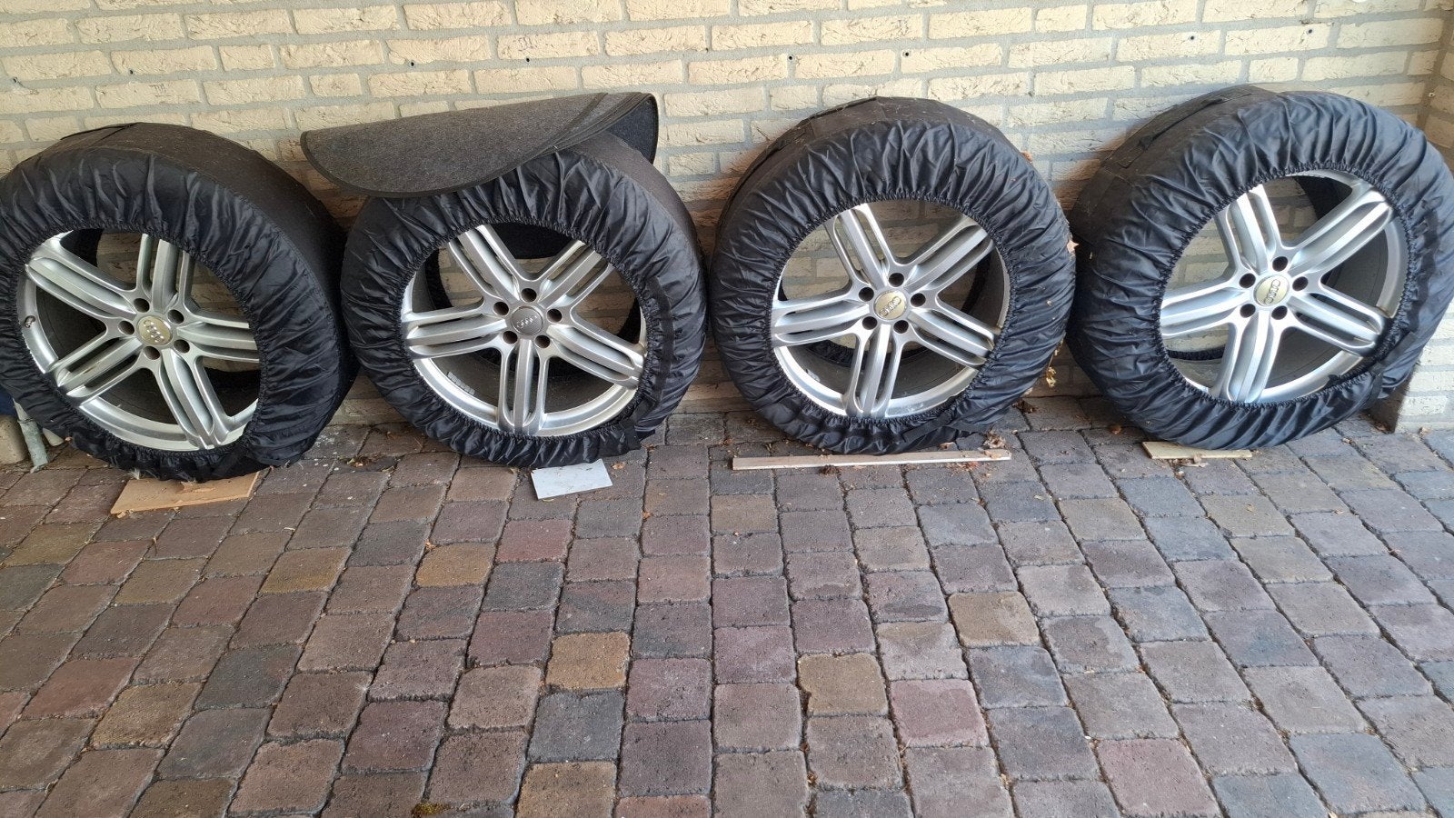 Dunlop 255/45R20 Banden en Velgen, Ophalen, Gebruikt, 255 mm, Banden en Velgen