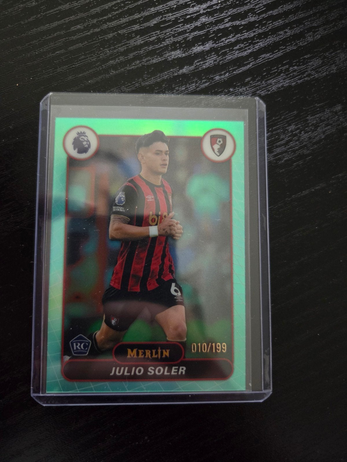 Julio Soler 010/199 RC Topps Merlin Premier League 2026, Verzamelen, Sportartikelen en Voetbal, Zo goed als nieuw, Spelerskaart