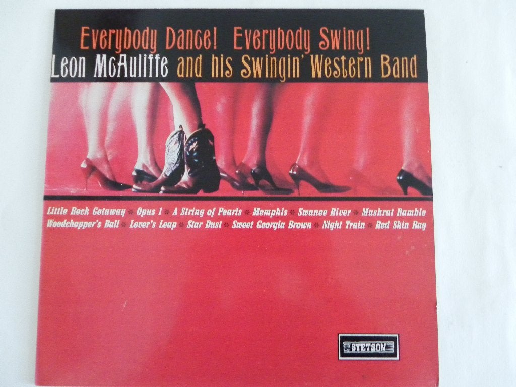 LP Leon McAuliffe - Everybody Dance!- Everybody Swing!, LP, Ophalen of Verzenden, Zo goed als nieuw, 12 inch