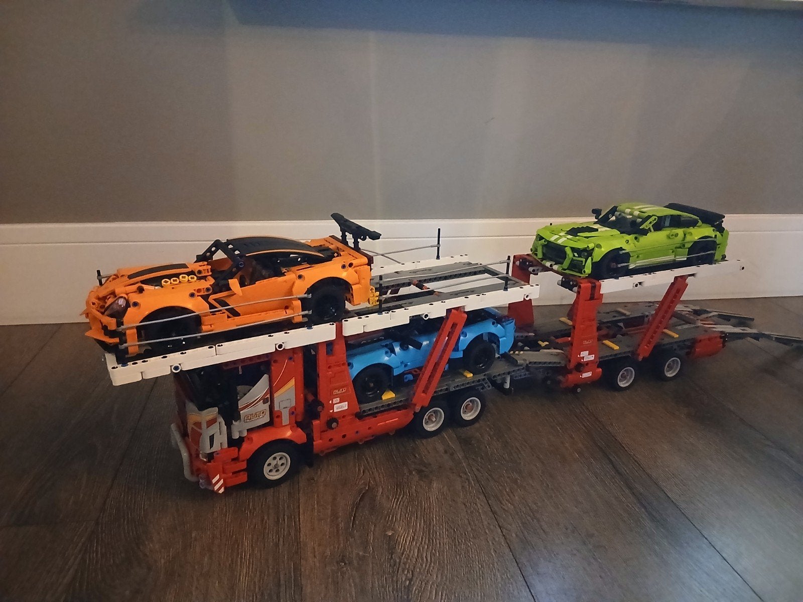 Lego Technic Autotransporter 42098 + 42093 + 42138, Ophalen of Verzenden, Zo goed als nieuw