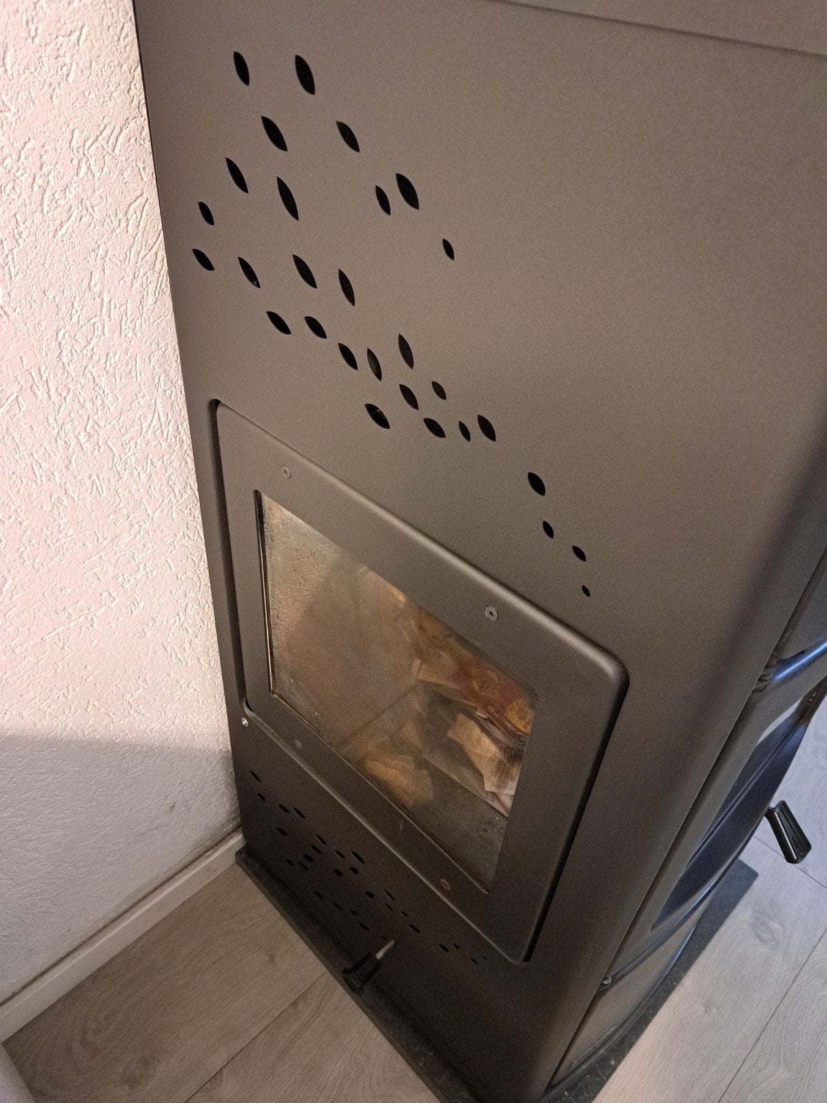 Te koop houtkachel merk teba met oven, Ophalen, Gebruikt, Vrijstaande haard, Houthaard