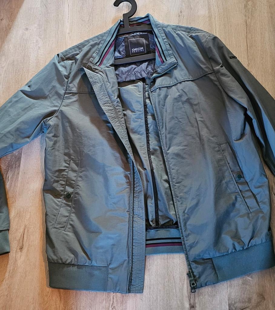 Geox Respira zomerjas maat 56 58 nieuw staat, Ophalen of Verzenden, Geox respira, Groen, Jas of Mantel