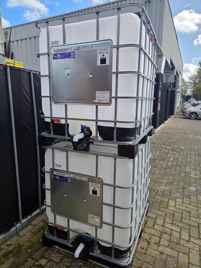 IBC containers - 1000 liter vaten, Ophalen