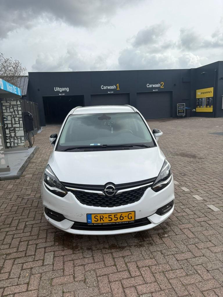Opel Zafira 1.4 Bi-fuel Turbo 140pk 2018 Wit, Auto's, Voorwielaandrijving, 1250 kg, 4 cilinders, 7 stoelen
