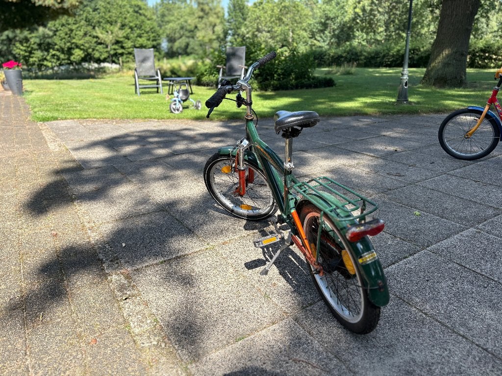 Groene kinderfiets 16 inch - 4-6 jaar, Fietsen en Brommers, Ophalen, Gebruikt, 16 inch