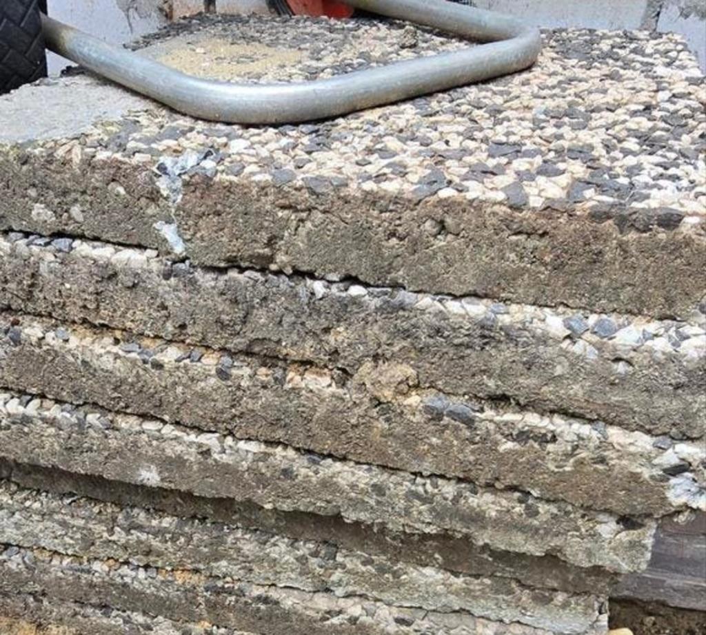 Grindtegels terrastegels, Ophalen of Verzenden, Gebruikt
