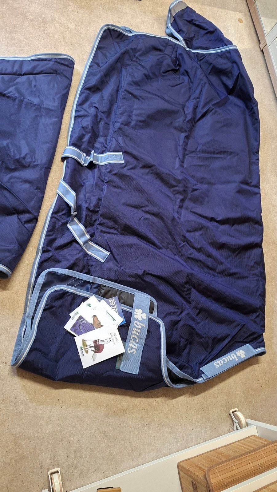 Bucas Atlantic winterdeken 6'3 nieuw!!, Dieren en Toebehoren, 150 g, Nieuw, Ophalen of Verzenden, Afneembare hals