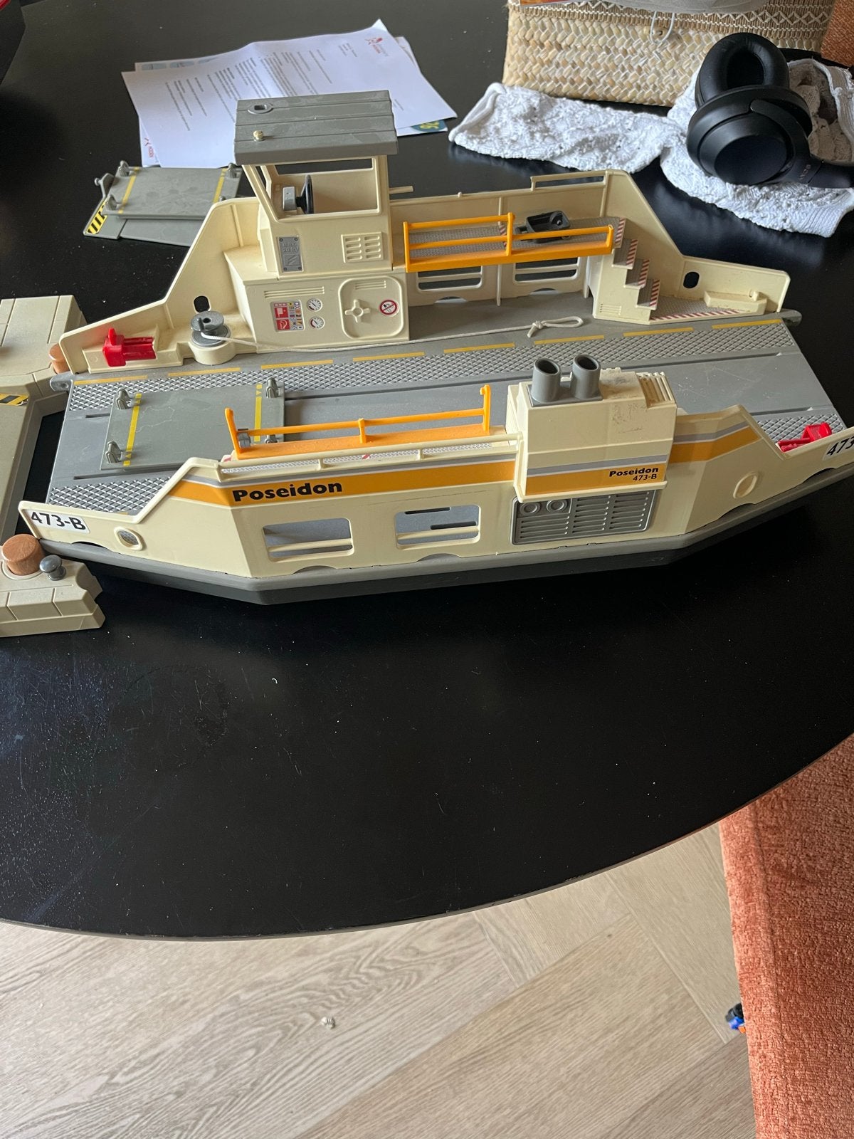 Playmobil veerboot Poseidon 473-B, Gebruikt, Complete set, Ophalen of Verzenden, Boot/Schip