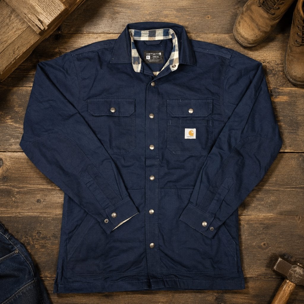 Carhartt Jacket MarineBlauw | S | Uitstekende staat, Blauw, Carhartt, Ophalen of Verzenden, Zo goed als nieuw