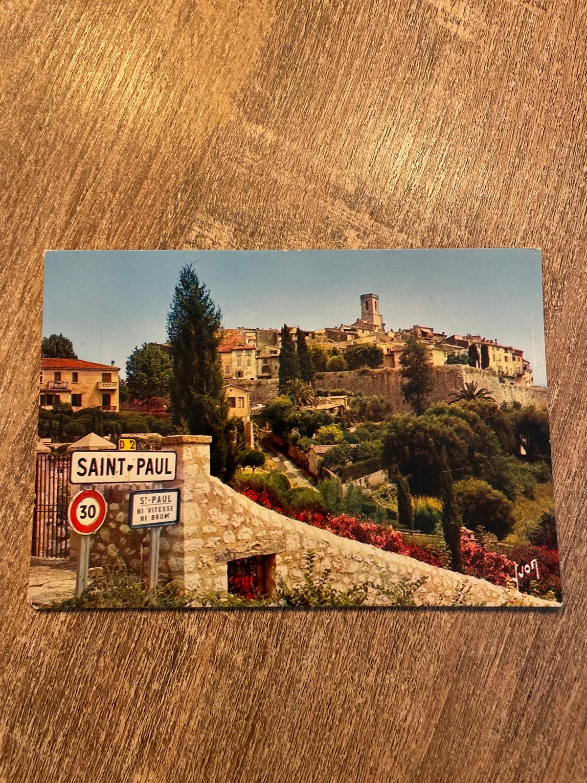 Ansichtkaart Saint-Paul, Côte d'Azur, Frankrijk, Ophalen of Verzenden, Ongelopen, Frankrijk
