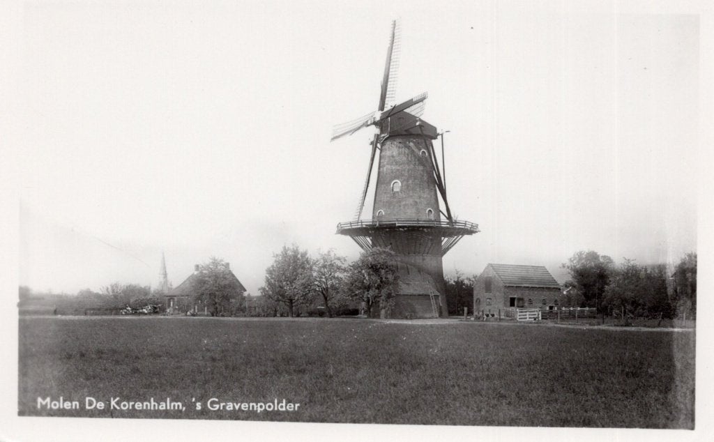 's Gravenpolder, Molen de Korenhalm. (84), Verzenden, 1960 tot 1980, Ongelopen, Noord-Holland