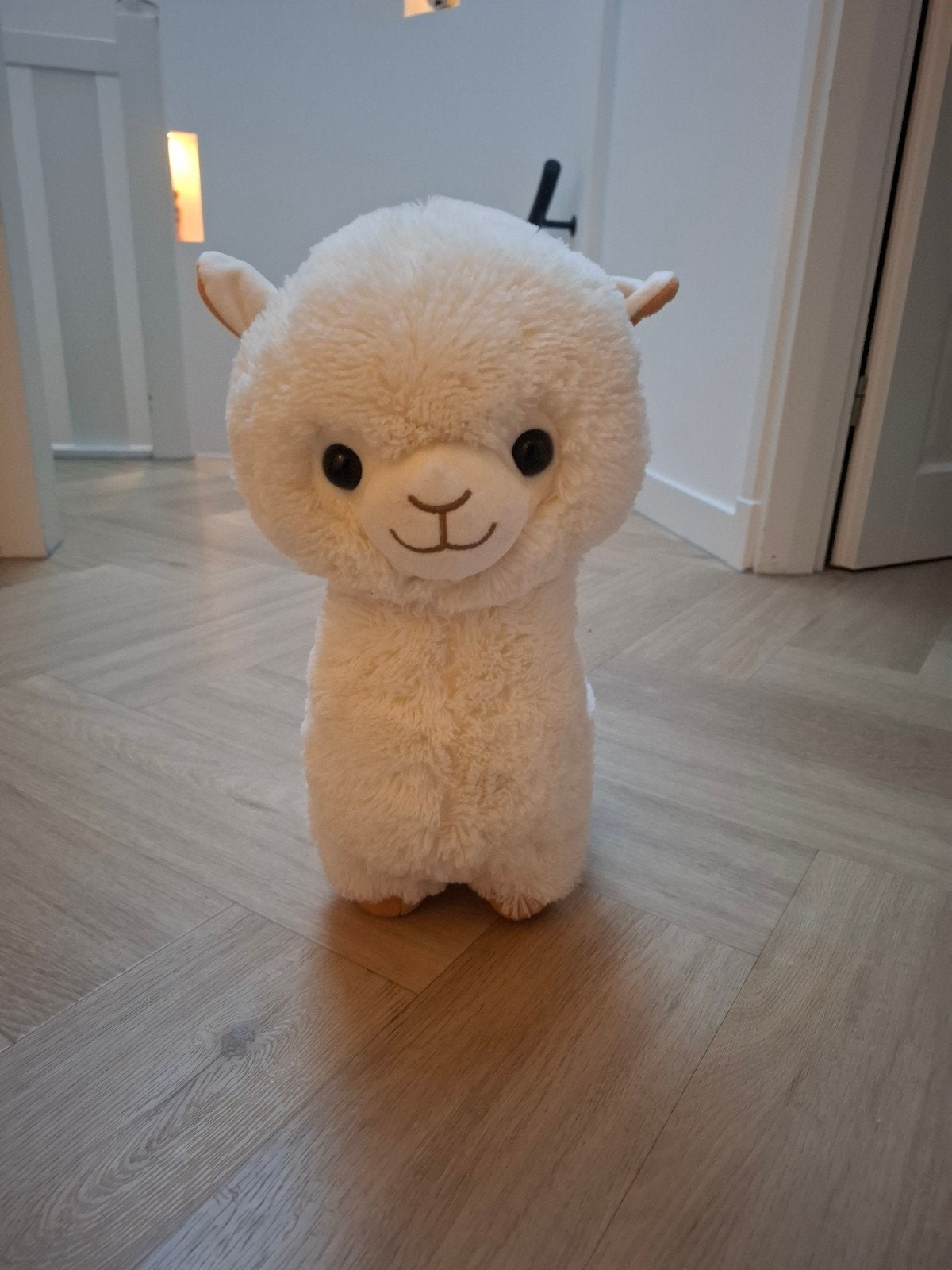 Grote witte lama knuffel van Xenios, zo goed als nieuw, Overige merken, Overige typen, Ophalen of Verzenden, Zo goed als nieuw