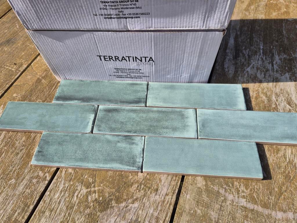 Wandtegels Eucalyptus, Doe-het-zelf en Verbouw, Tegels, Nieuw, Wandtegels, Keramiek, Minder dan 20 cm, Minder dan 20 cm, Minder dan 5 m²