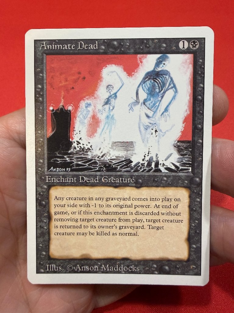 Animate Dead - €8,-, Ophalen of Verzenden, Zo goed als nieuw, Losse kaart