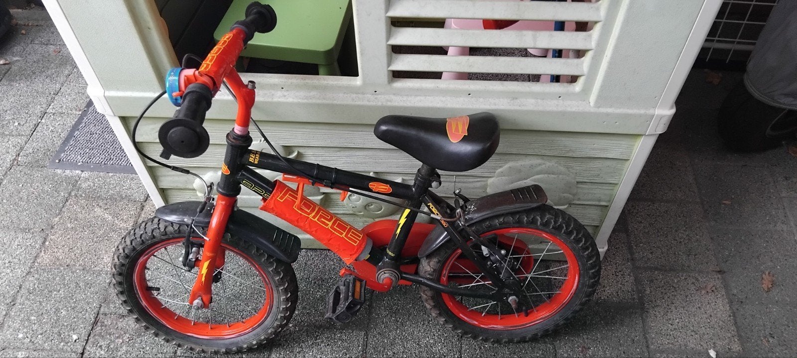 Stoere kinderfiets 16 inch -Ideaal voor de jonge avonturier!, Ophalen, Terugtraprem, Force, 16 tot 20 inch