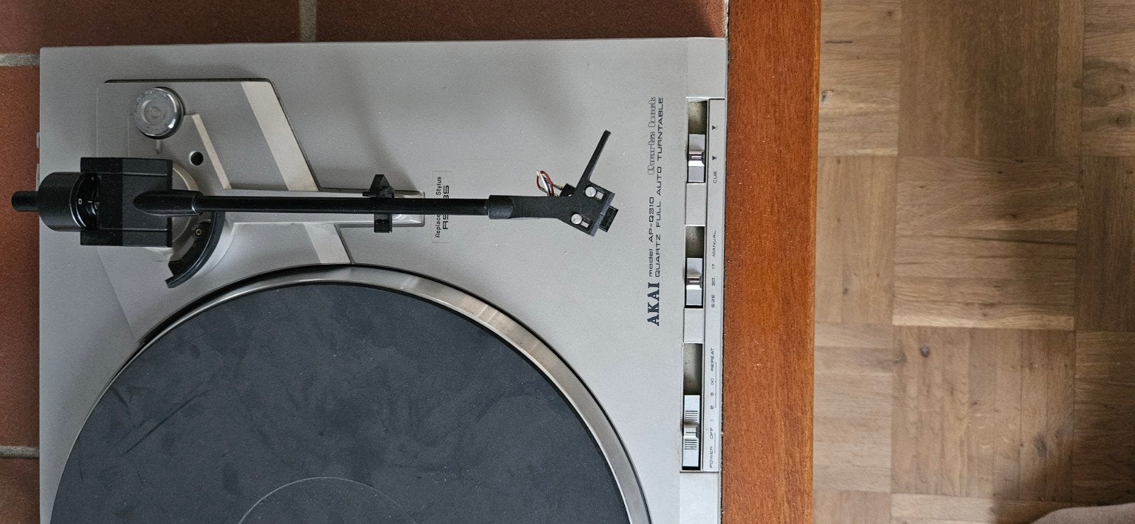Akai AP-Q310 Quartz Direct Drive Platenspeler, Audio, Tv en Foto, Platenspelers, Ophalen, Akai, Automatisch