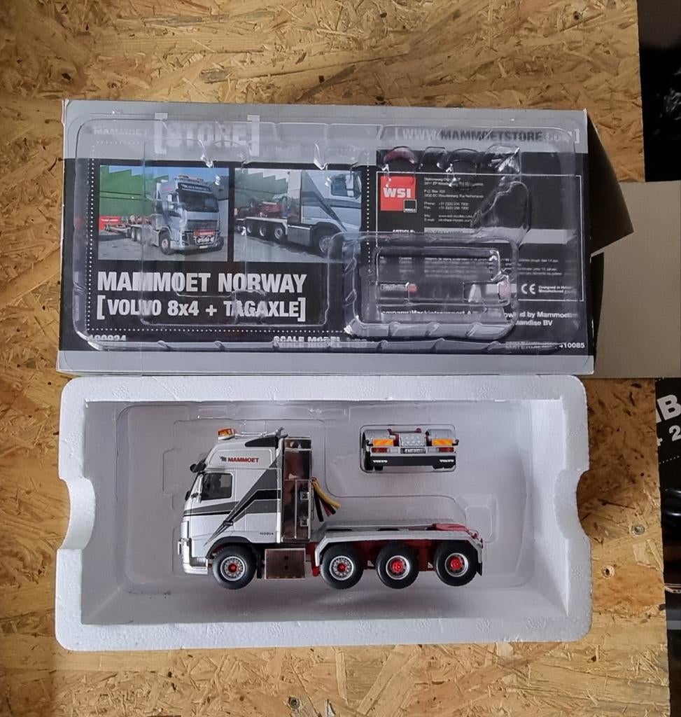 WSI 1:50 Mammoet Volvo FH3, Hobby en Vrije tijd, Modelauto's | 1:50, Nieuw, Bus of Vrachtwagen, Wsi, Verzenden
