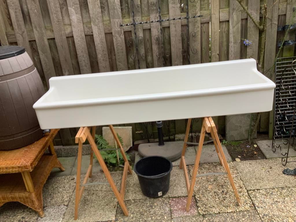 Keramieken wasbak, Doe-het-zelf en Verbouw, Sanitair, Ophalen of Verzenden, Zo goed als nieuw, Wastafel