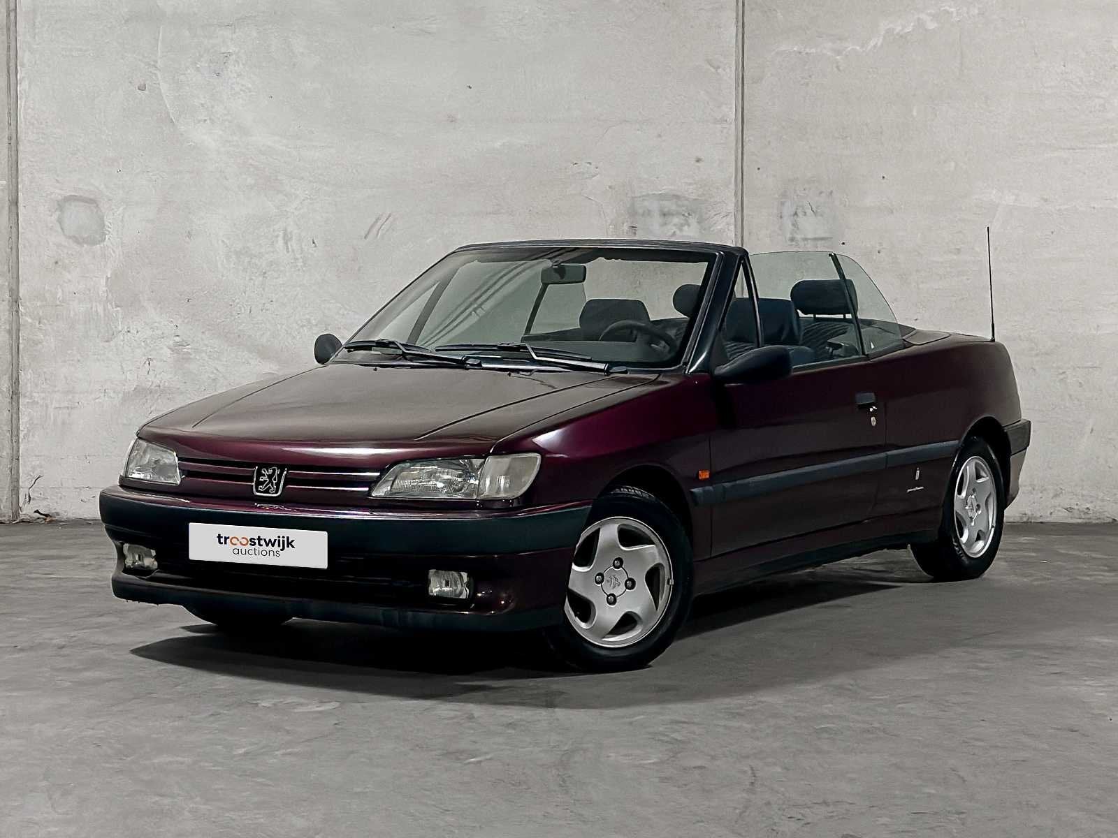 Peugeot 306 Cabriolet 1.8 101pk 1996 (Origineel-NL) Youngtim, Euro 2, Gebruikt, Cabriolet, Bedrijf