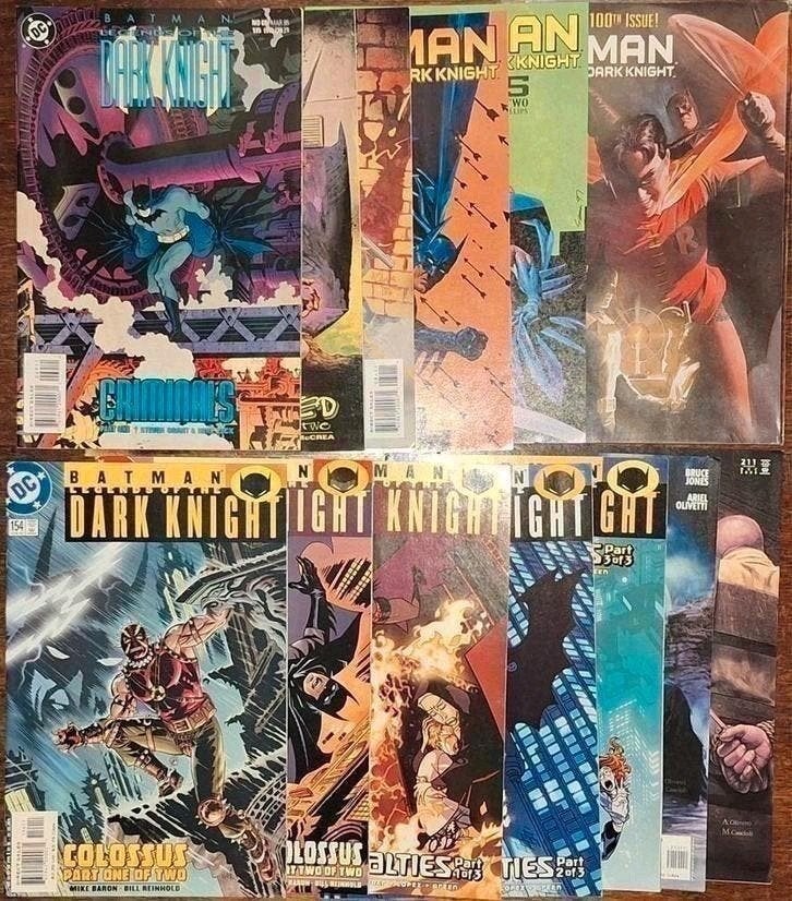 13x Batman Legends Of The Dark Night 69 83 84 98-100 154 155, Verzenden, Zo goed als nieuw, Amerika
